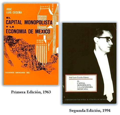 Portada 1a y 2a edición, El capítal monopolista y la economía de México